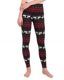 Reindeer Fairisle Christmas Leggings at Stein Mart