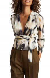 Reiss Alena Wrap Blouse   Nordstrom at Nordstrom