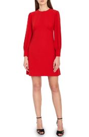 Reiss Analise Seam Detail Crepe Shirtdress at Nordstrom