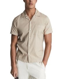 Reiss Arnold Cuban Collar Shirt ShopSimon at Shop Simon