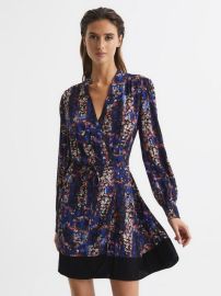 Reiss Carla Ditsy Floral Print Mini Dress REISS USA at Reiss