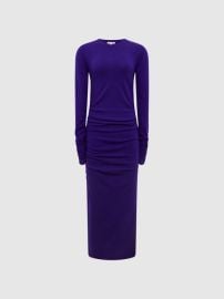 Reiss Charley Ruched Midi Dress REISS USA at Reiss