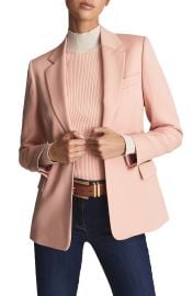 Reiss Coco One-Button Blazer in Pink at Nordstrom