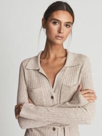 Reiss Corrin Cashmere Blend Cardigan REISS USA at Reiss