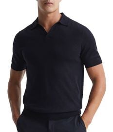 Reiss Duchie Merino Wool Short Sleeve Polo Shirt Dillardx27s at Dillards