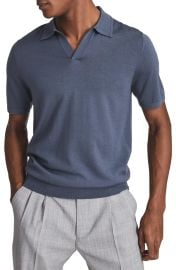 Reiss Duchie Wool Polo Shirt at Nordstrom