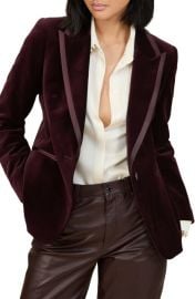 Reiss Elia Cotton Velveteen Blazer at Nordstrom