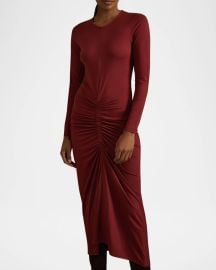 Reiss Ginny Ruched Bodycon Midi Dress at Neiman Marcus