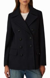 Reiss Lily Coat in Navy at Nordstrom Rack at Nordstrom Rack