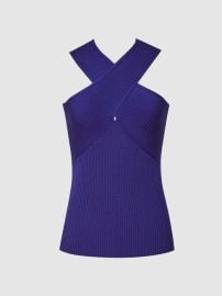 Reiss Lily Halter V-Neck Top  REISS USA at Reiss