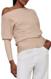 Reiss Lorna One-Shoulder Wool Blend Sweater at Nordstrom