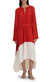 Reiss Luella Colorblock Long Sleeve Dress at Nordstrom