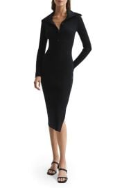 Reiss Maddison Long Sleeve Rib Sweater Dress at Nordstrom