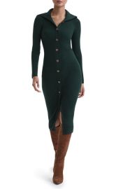 Reiss Maria Long Sleeve Rib Maxi Dress at Nordstrom