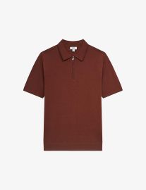 Reiss Maxwell Zipped Polo at Selfridges