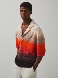 Reiss McLaren F1 Team Towelling Logo Shirt in Multi REISS at Reiss