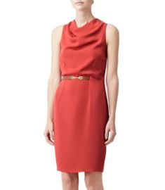 Reiss Minty Dress in Red at Selfridges