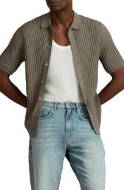 Reiss Murray Short Sleeve Cardigan at Nordstrom