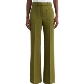 Reiss Priya Patch Pocket Wide Leg Pants at Nordstrom