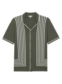 Reiss Purdy Shirt in Khaki at Reiss