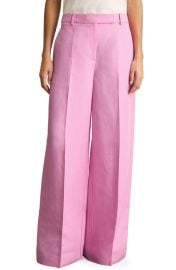 Reiss Raine Pleated Wide Leg Pants at Nordstrom