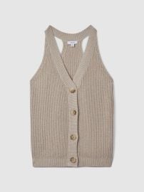 Reiss Sinead Knitted Vest at Reiss