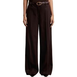 Reiss Solene Wool Blend Wide Leg Pants at Nordstrom