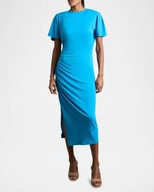 Reiss Tulia Ruched Bodycon Midi Dress at Neiman Marcus