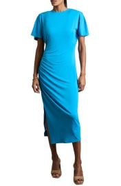 Reiss Tulia Short Sleeve Jersey Midi Dress at Nordstrom