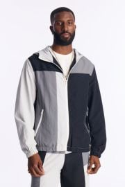 Relaxed Axel Color Block Funnel Neck Hooded Tech Jacket | Fashion Nova at Fashion Nova