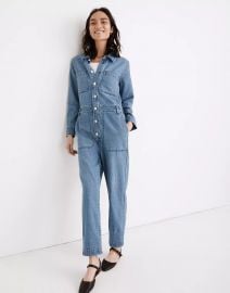 Relaxed Denim Coverall Jumpsuit by Madewell at Madewell