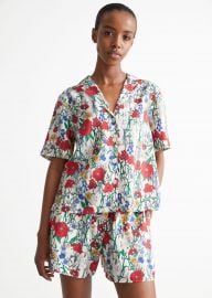 Relaxed Floral Print Shirt  at & Other Stories