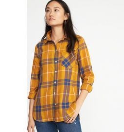 Relaxed Plaid Twill Shirt by Old Navy at Old Navy