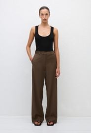 Relaxed Tailored Trouser - Coffee - Matteau at Matteau