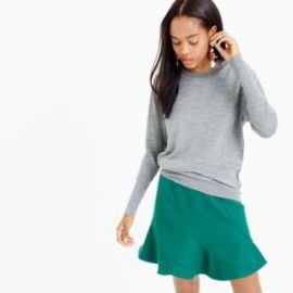 Relaxed merino wool pullover sweater at J. Crew