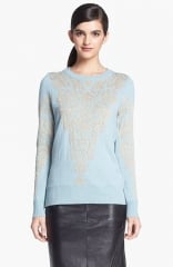 Remain Intarsia Knit Sweater in blue at Nordstrom