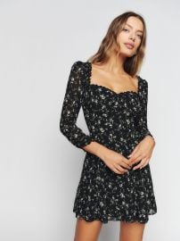 Remi Dress - Long Sleeve Mini Reformation at Reformation