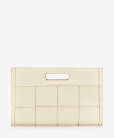 Remy Clutch Ivory European Calfskin Leather at Gigi New York