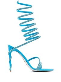 Ren Caovilla Rene 105mm Satin Sandals - at Farfetch