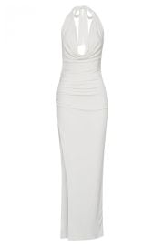 Renata Cowl Neck Maxi Dress at Meshki