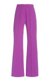 Rene Stretch Crepe Flared Trousers by Alex Perry at Moda Operandi