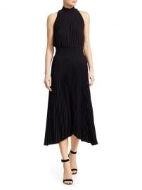 Renzo Pleated Midi Dress at Saks Fifth Avenue