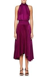 Renzo Satin Halter Dress at Barneys