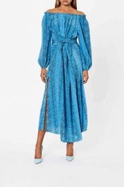 Reptile Print Wrap Dress at Scanlan Theodore