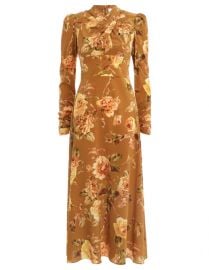 Resistance Floral-Print Silk Dress by Zimmermann at Zimmermann