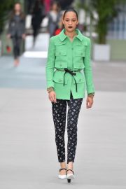 chanel green jacket emily in paris