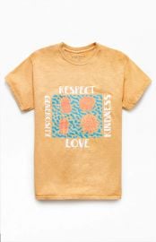 Respect Love Kindness T-Shirt at PacSun