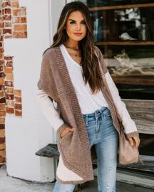 Restless Heart Pocketed Colorblock Cardigan by Vici at Vici