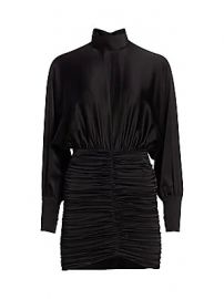 Retrof  te - Barbara Dolman-Sleeve Ruched Mini Dress at Saks Fifth Avenue