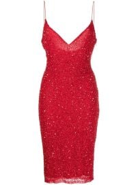 Retrofete Billie Sequined Fitted Midi Dress - at Farfetch